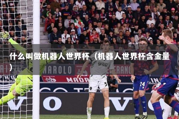 什么叫做机器人世界杯（机器人世界杯含金量）