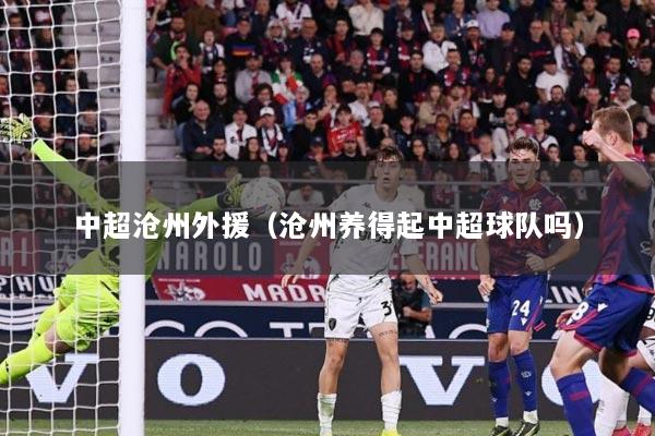 中超沧州外援（沧州养得起中超球队吗）